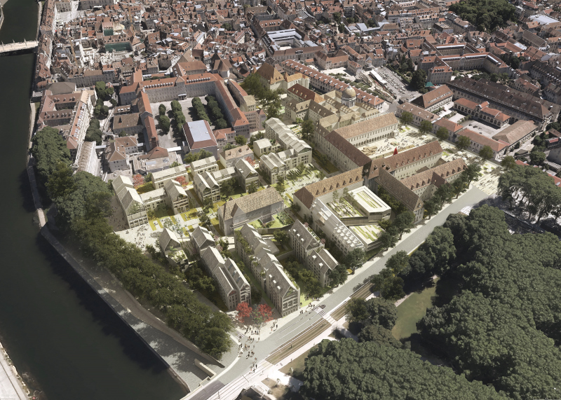 Illustration - Vue aérienne ouest