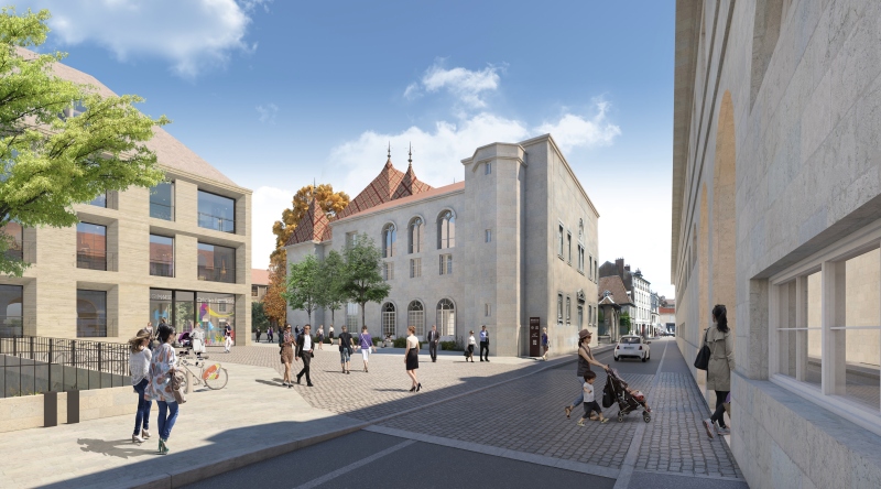 Illustration - Nouvelle entrée du quartier depuis la rue de l’Ormes de Chamars