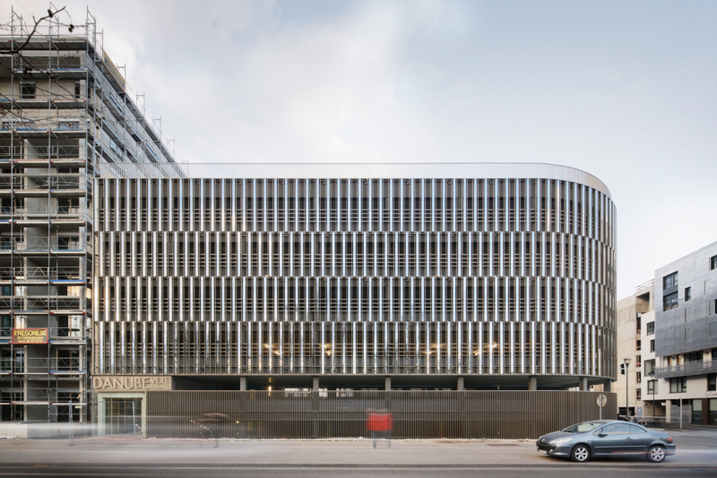 Illustration - Parking silo partagé  à l’échelle du quartier sur la porte d’entrée Est du quartier