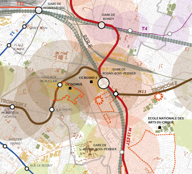 Illustration - Zoom Gare Rosny