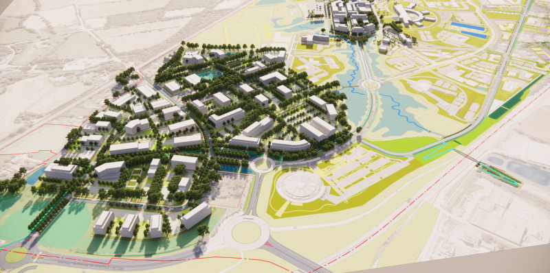 Illustration - Maquette du secteur Nord