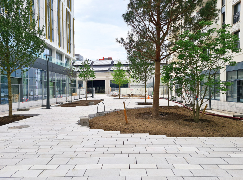 Illustration - Le chantier du cours des Lavandières en mai 2022