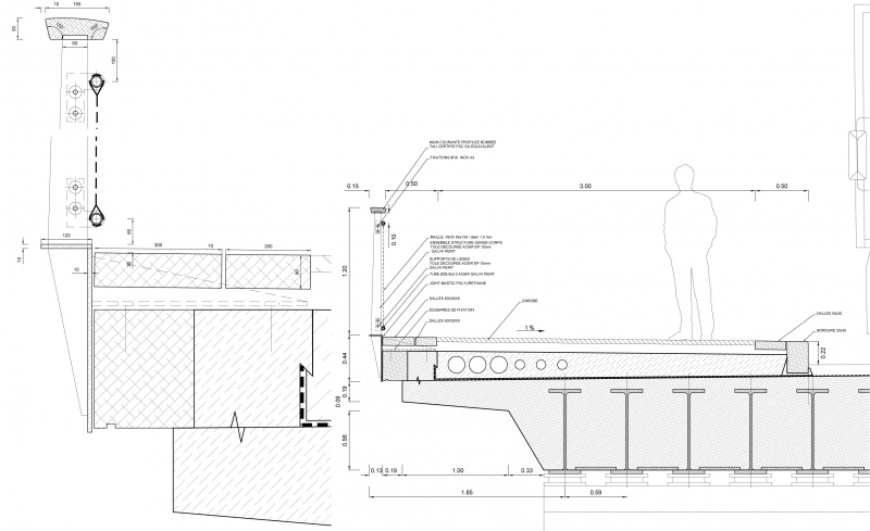 Illustration - Détail de la rive de l'ouvrage