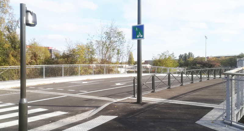 Illustration - La voie verte sur la rive Sud-Ouest