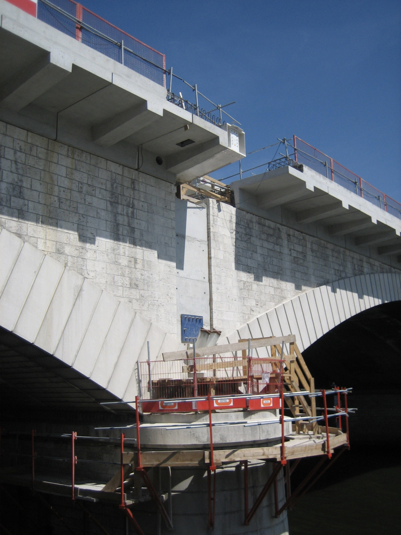 Illustration - Avant la pose du tablier et des bracons