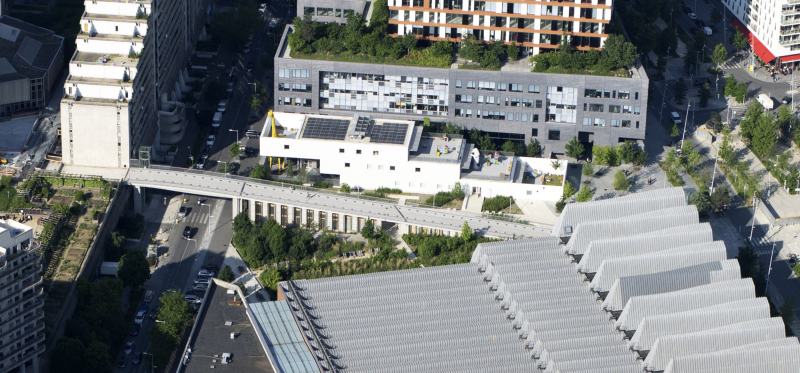 Illustration - Vue aéarienne @SAEM Val de Seine Aménagement P. Guignard