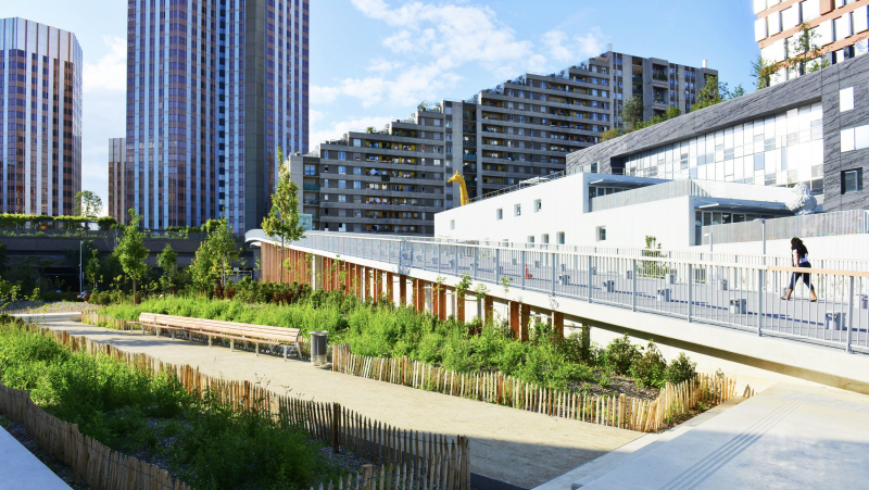 Illustration - Une rampe à 9%