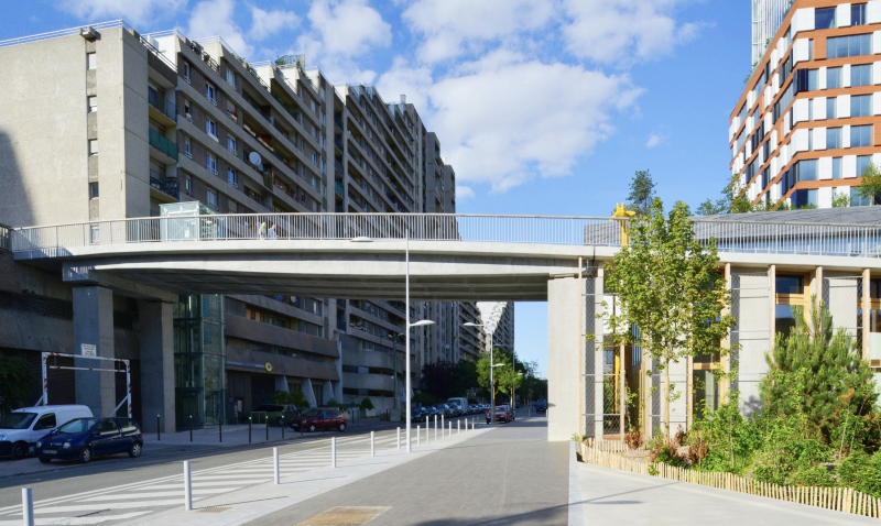 Illustration - Le franchissement de rue du Vieux Pont de Sèvres