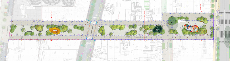 Illustration - Plan du cours des Lavandières