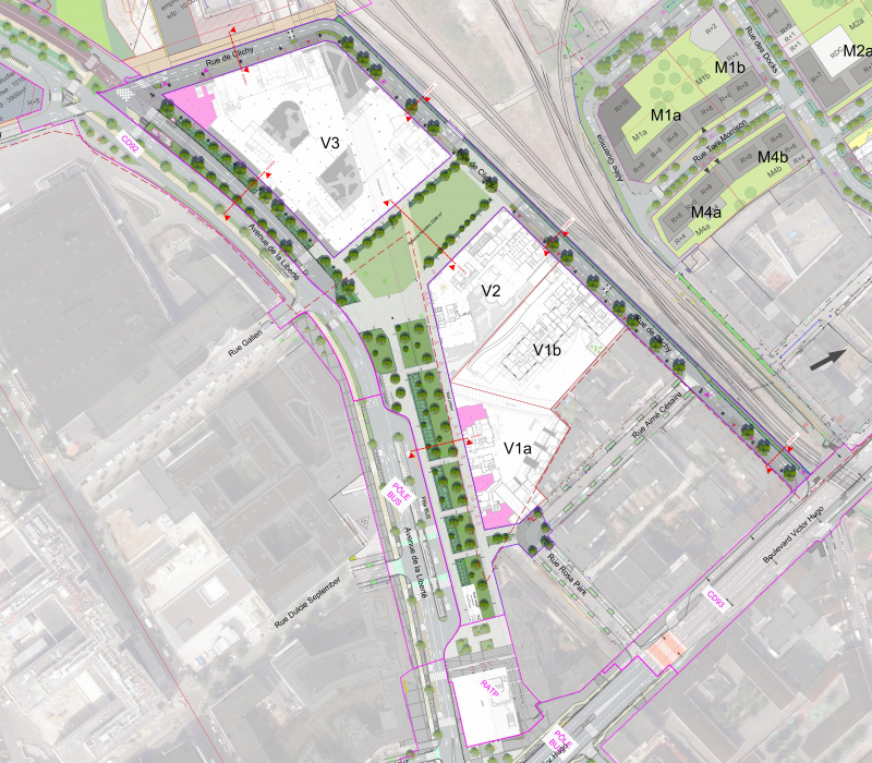Illustration - Plan des aménagements du secteur 5